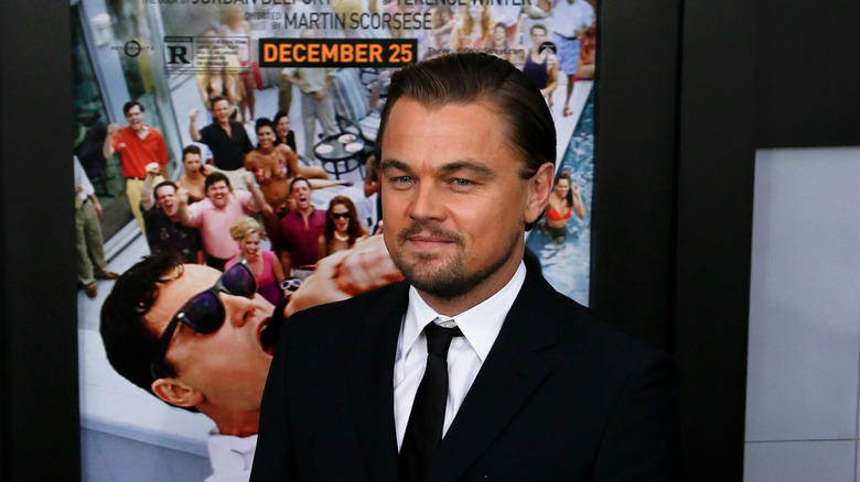 Leonardo DiCaprio posing for a picture