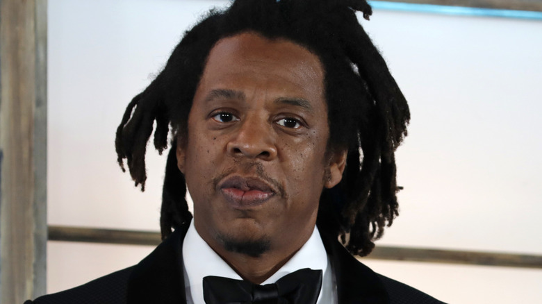 Jay-Z wearing a tuxedo