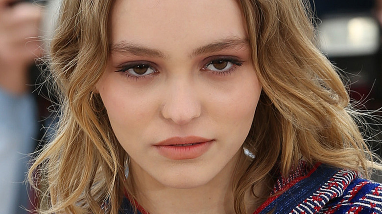 Lily-Rose Depp on the red carpet