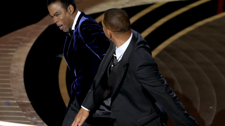 Will Smith smacking Chris Rock