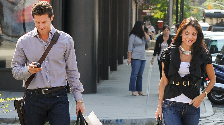 Bethenny Frankel and Jason Hoppy keeping their distance