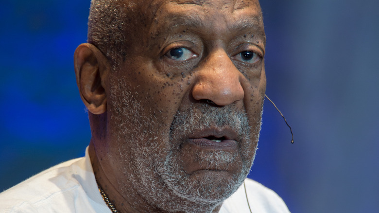 Bill Cosby staring