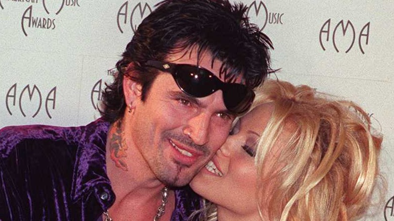 Pamela Anderson and Tommy Lee at the AMAs