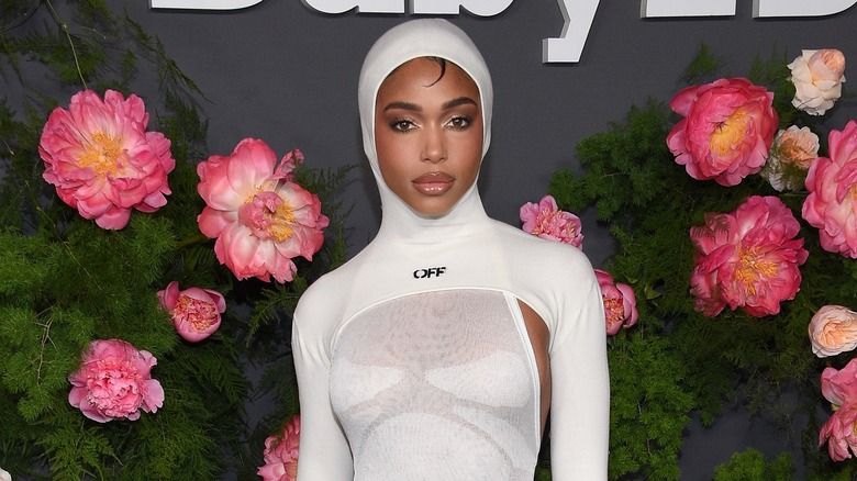 Lori Harvey smirking