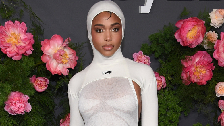 Lori Harvey smirking