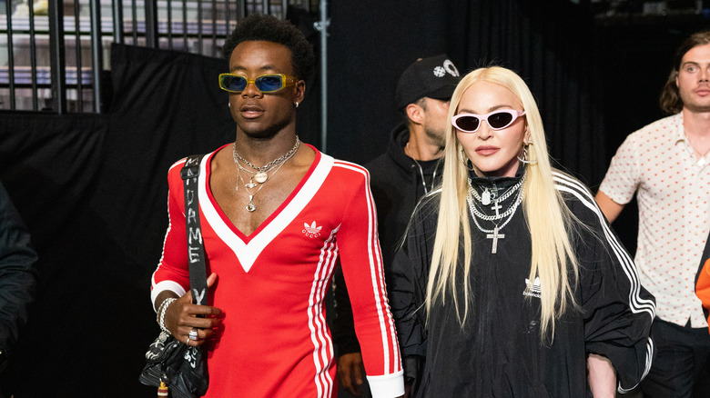 David Banda and Madonna sunglasses