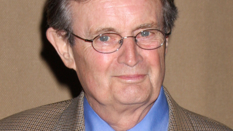David McCallum smiles at an event