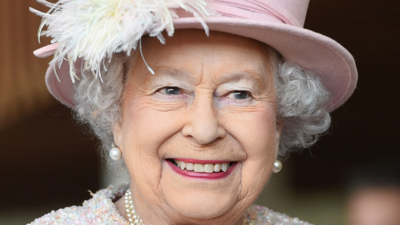 Queen Elizabeth smiling