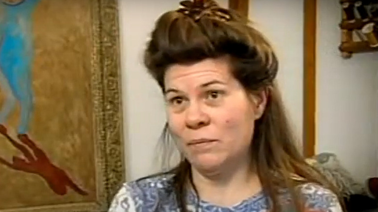 Ramona stares at camera