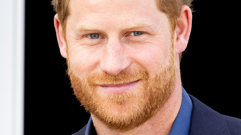 Prince Harry smiling