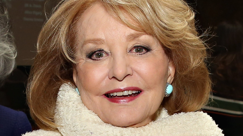 Barbara Walters smiling at camera 