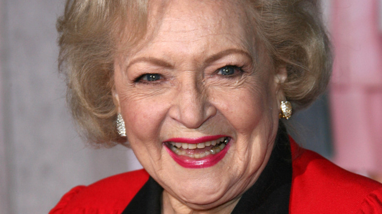 Betty White attends an event