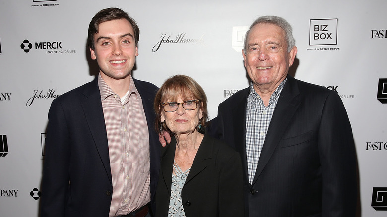 Martin Rather, Jean Goebel, and Dan Rather in 2018