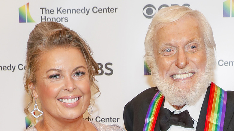 Arlene Silver and Dick Van Dyke, red carpet
