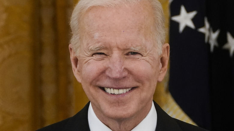 Joe Biden smiling