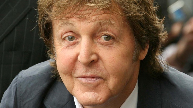 Paul McCartney staring in front