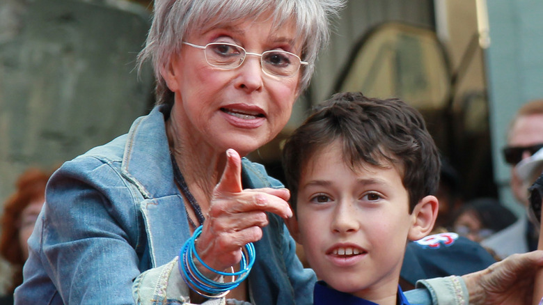 Rita Moreno and her grandson (unnamed in photo record) in 2011.
