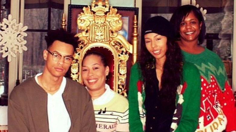 Alex Martin with her three children.