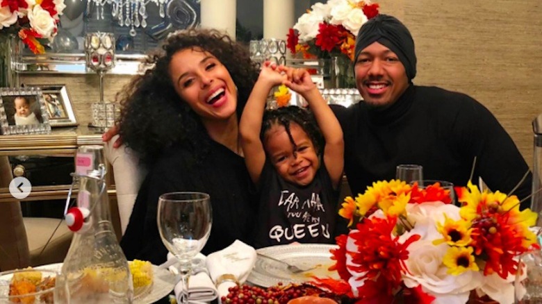 Brittany Bell, Golden Sagon Cannon and Nick Cannon