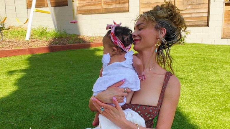 Alyssa Scott and daughter Halo Marie