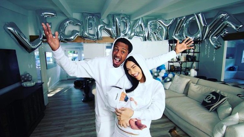 Nick Cannon, Legendary Love Cannon and Bre Tiesi