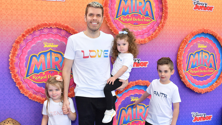 Perez Hilton and his three children