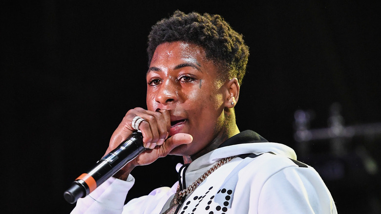 NBA Youngboy performing 