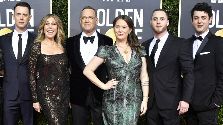Colin Hanks, Rita Wilson, Tom Hanks, Elizabeth Ann Hanks, Chet Hanks, Truman Hanks