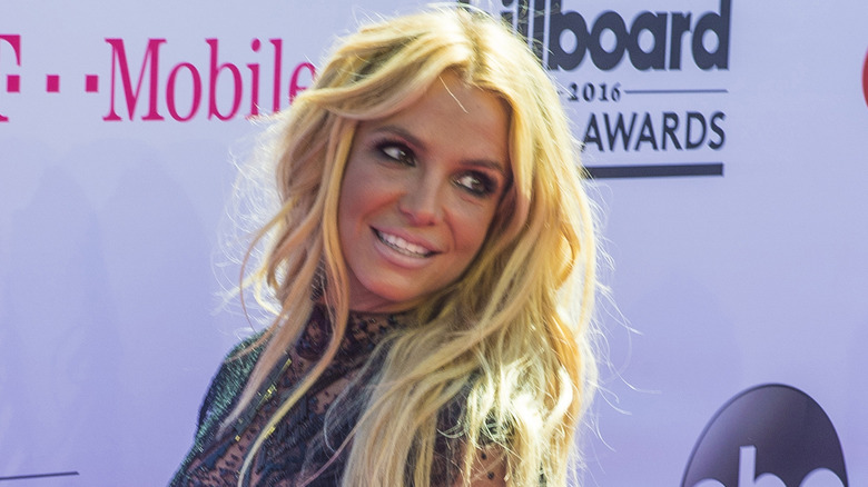 Britney Spears smiling