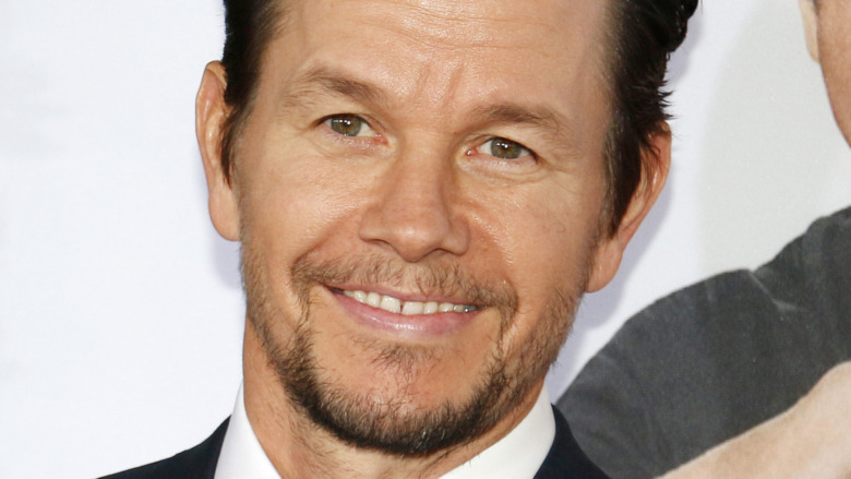 Mark Wahlberg smiling at an event