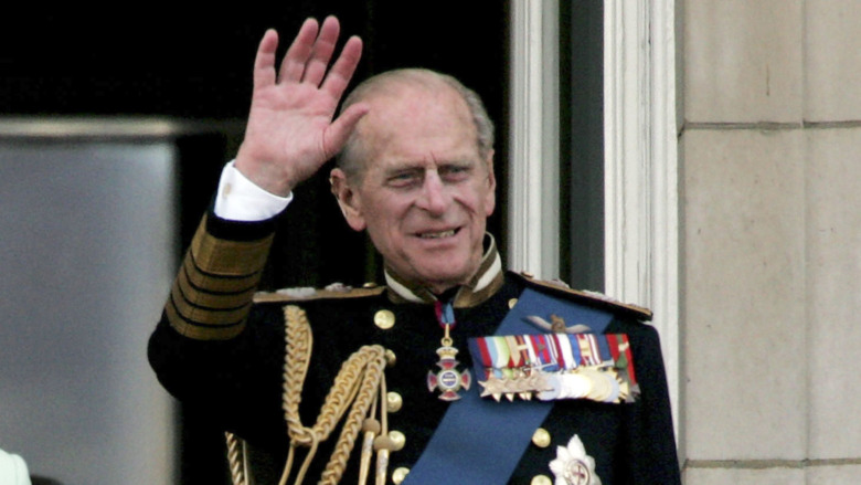 Prince Philip waving 