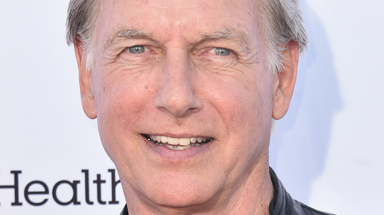 Mark Harmon smiles