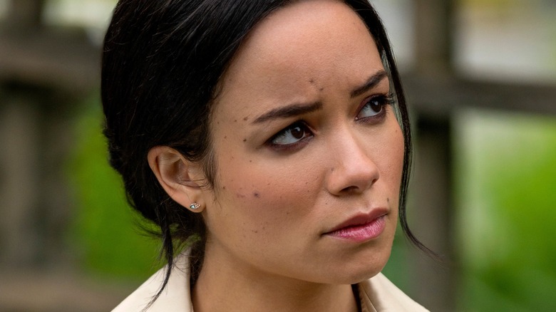 Sydney Morton as Meghan Markle in Harry & Meghan: Escaping the Palace