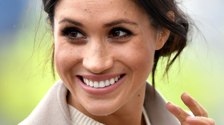 Meghan Markle smiling