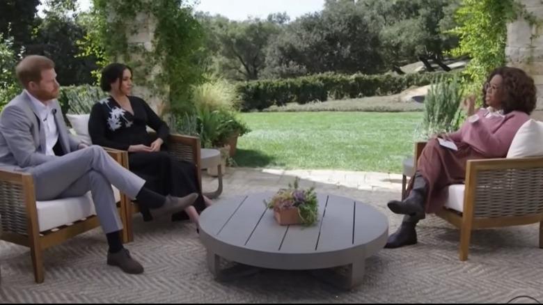 Oprah interviewing Meghan and Harry