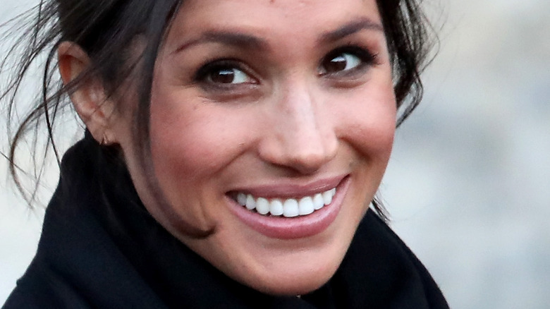 Meghan Markle messy hair