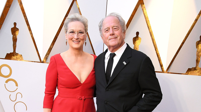 Meryl Streep and Don Gummer posing