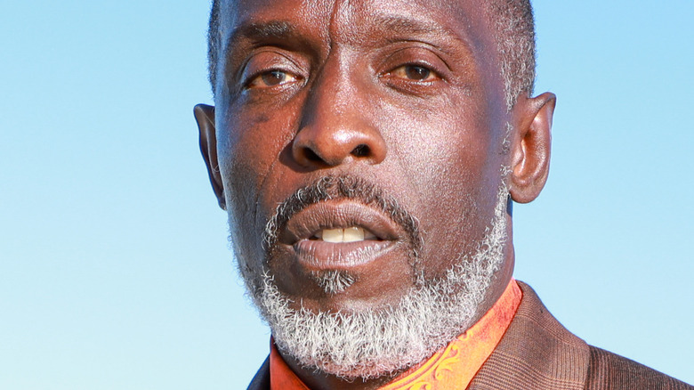 Michael K. Williams poses in 2021