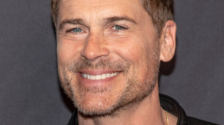 Rob Lowe smiling at 2019 Paley Fest