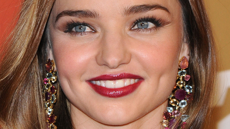 Miranda Kerr smiles