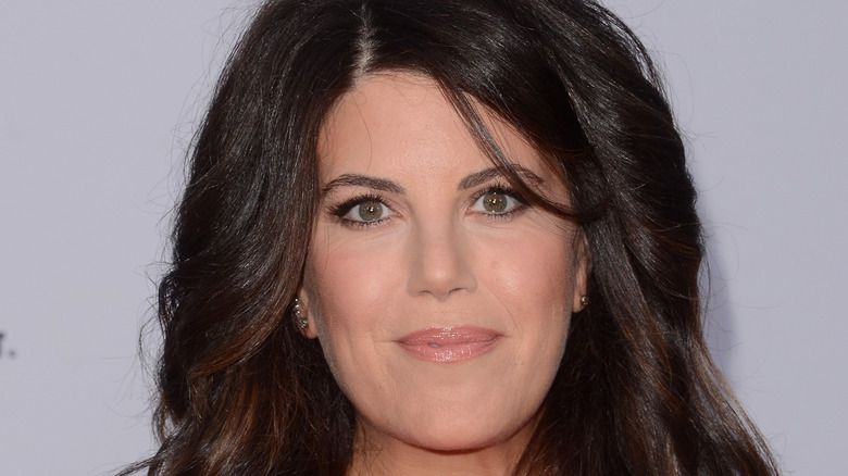 monica lewinsky long curls