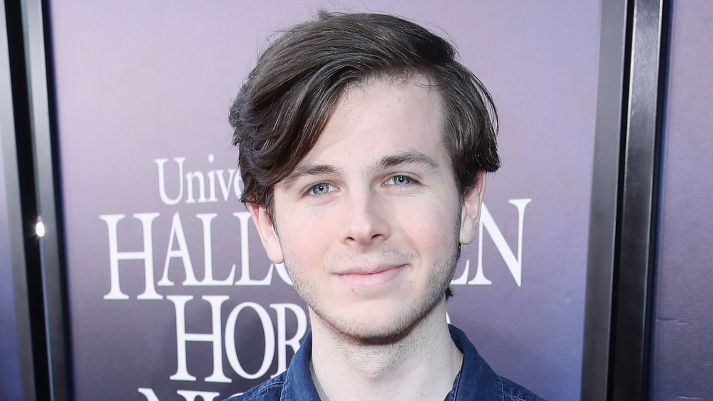 Chandler Riggs grinning
