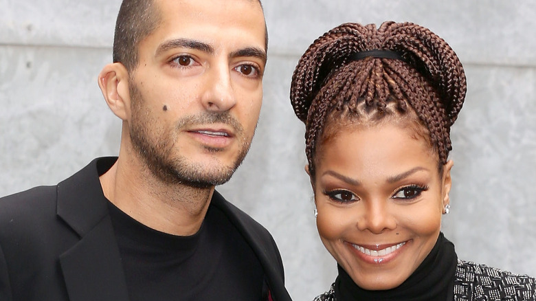 Janet Jackson and Wissam Al Mana smiling