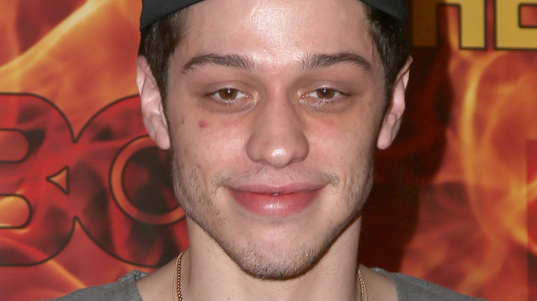 Pete Davidson smiling