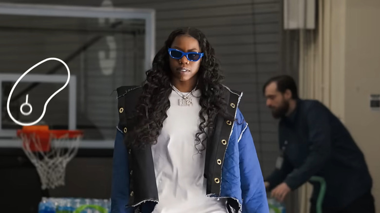 Arike Ogunbowale in a Google commercial