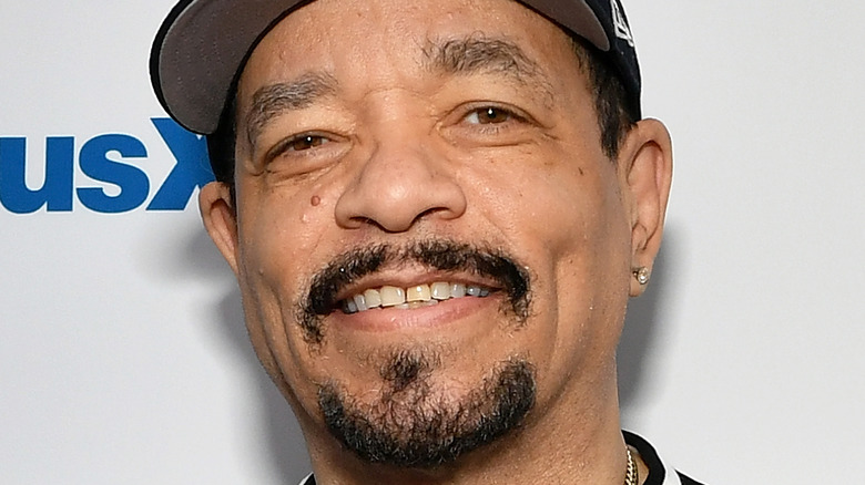 Ice-T smiling on the red carpet