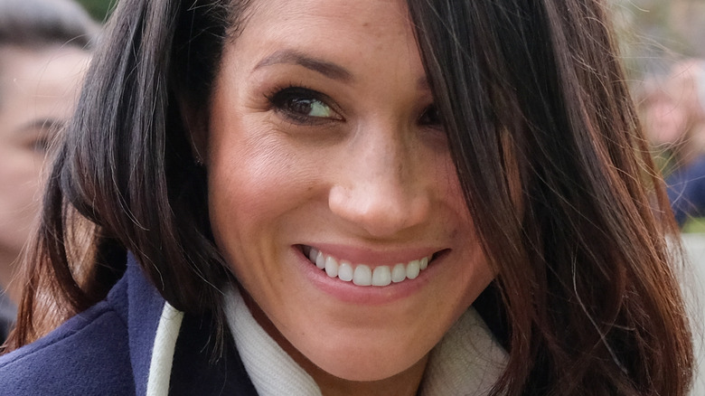 Meghan Markle smiling