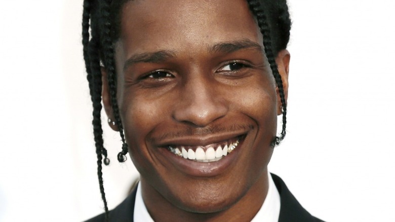 A$AP Rocky smiling