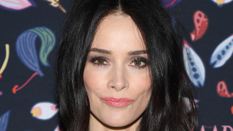 Abigail Spencer pursing lips