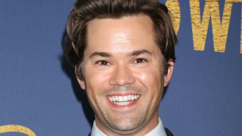 Andrew Rannells smiling bigly